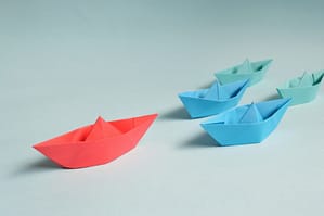 Maximize added value small boats following leader